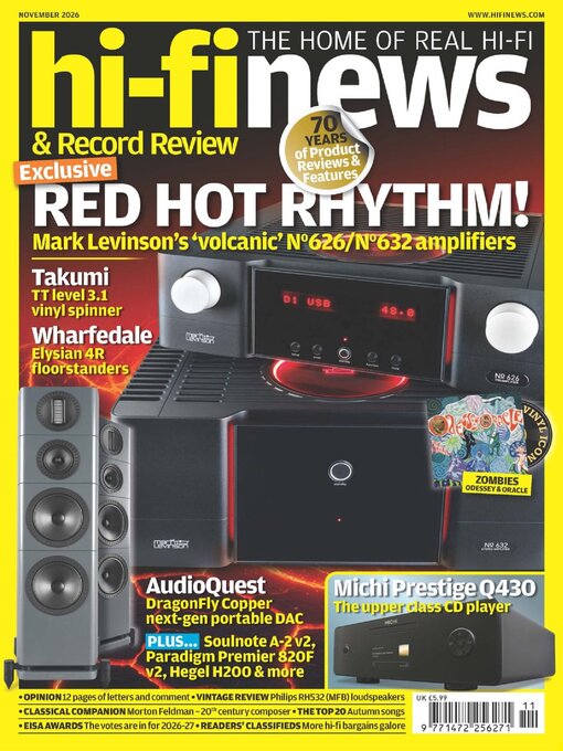 Cover image for Hi Fi News